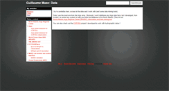 Desktop Screenshot of data.guillaumemaze.org